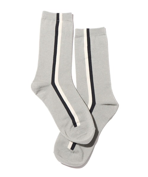 atmos pink（アトモスピンク）の「atmos pink 縦ラインソックス（ソックス/靴下・メンズ・ホワイト/ブラック/ネイビー/グレー/グリーン・FREE）」の4枚目の写真