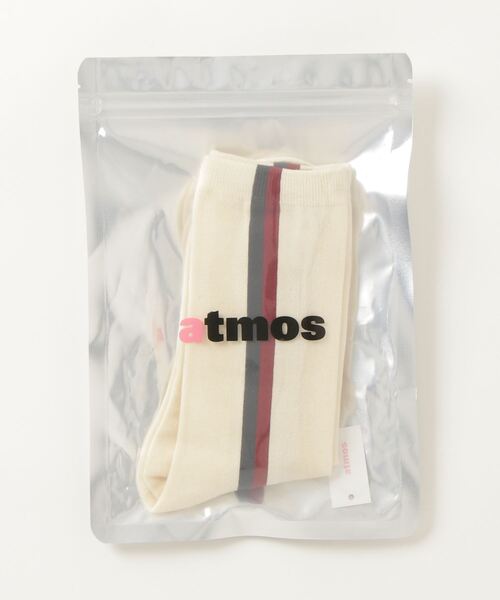 atmos pink（アトモスピンク）の「atmos pink 縦ラインソックス（ソックス/靴下・メンズ・ホワイト/ブラック/ネイビー/グレー/グリーン・FREE）」の9枚目の写真