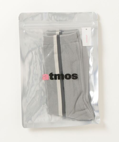 atmos pink（アトモスピンク）の「atmos pink 縦ラインソックス（ソックス/靴下・メンズ・ホワイト/ブラック/ネイビー/グレー/グリーン・FREE）」の6枚目の写真