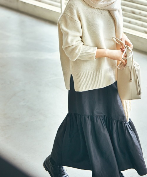 セール エディター三尋木奈保さんコラボ きれいめタフタティアードスカート スカート Rope ロペ のファッション通販 Zozotown