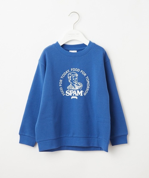 CIAOPANIC TYPY（チャオパニックティピー）の「【KIDS】SPAM 裏起毛プルオーバー（スウェット・キッズ・ホワイト/イエロー/ブルー・SMALL/MEDIUM/LARGE/X-LARGE/XX-LARGE）」の9枚目の写真