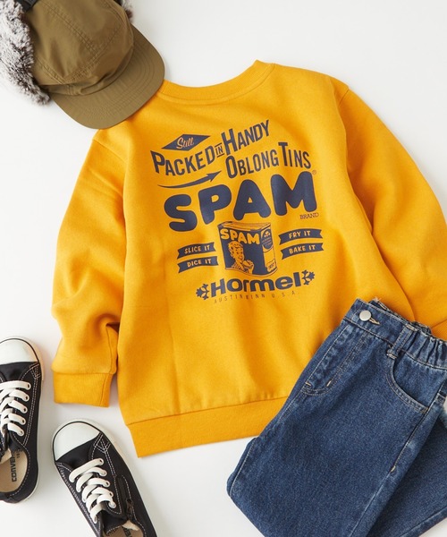 CIAOPANIC TYPY（チャオパニックティピー）の「【KIDS】SPAM 裏起毛プルオーバー（スウェット・キッズ・ホワイト/イエロー/ブルー・SMALL/MEDIUM/LARGE/X-LARGE/XX-LARGE）」の19枚目の写真