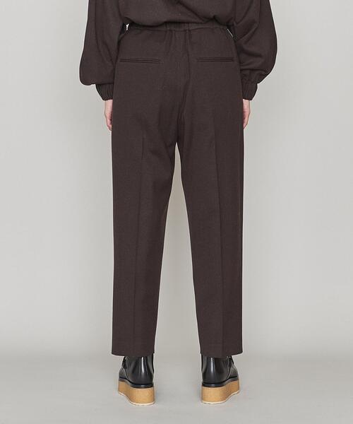 ASTRAET(アストラット)の「<ASTRAET(アストラット)>W/N フラノ ゴム テーパードパンツ(その他パンツ・レディース・ダークブラウン/ベージュ・1/0/00)」の6枚目の写真