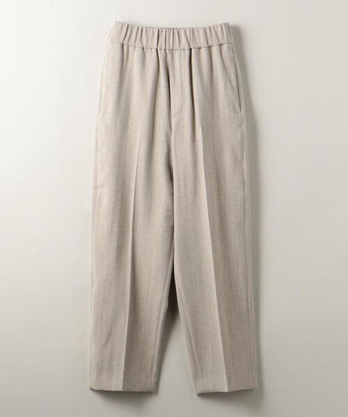 ASTRAET(アストラット)の「<ASTRAET(アストラット)>W/N フラノ ゴム テーパードパンツ(その他パンツ・レディース・ダークブラウン/ベージュ・1/0/00)」の9枚目の写真