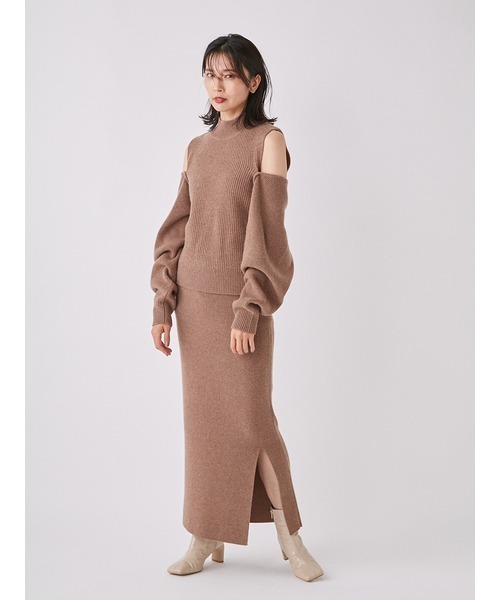 タイトニットスカート