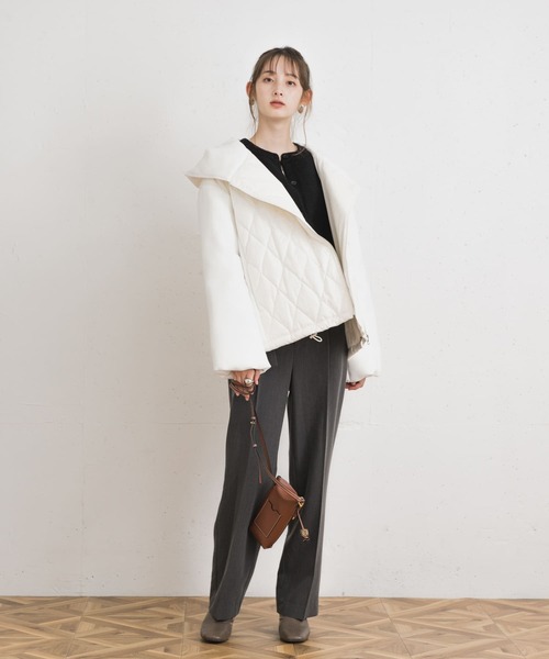 UR Lab.(アーバンリサーチラボ)の「フード切り替えブルゾン(ブルゾン・レディース・オフホワイト/ブラック/ライトベージュ・FREE)」の19枚目の写真