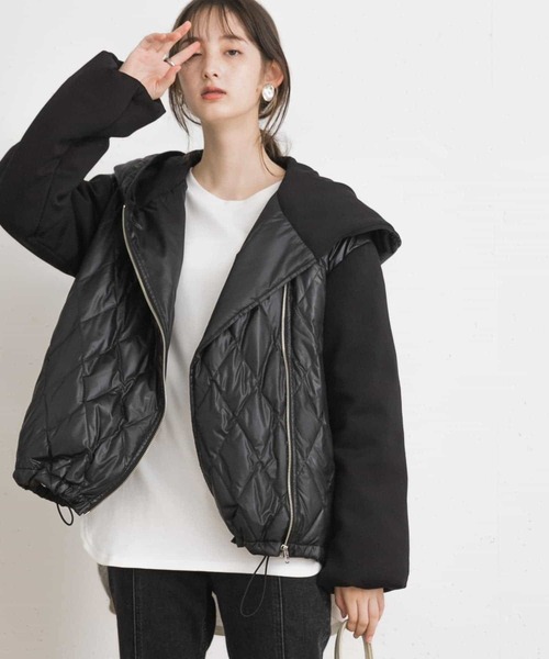 UR Lab.(アーバンリサーチラボ)の「フード切り替えブルゾン(ブルゾン・レディース・オフホワイト/ブラック/ライトベージュ・FREE)」の21枚目の写真