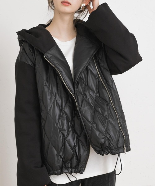 UR Lab.(アーバンリサーチラボ)の「フード切り替えブルゾン(ブルゾン・レディース・オフホワイト/ブラック/ライトベージュ・FREE)」の22枚目の写真