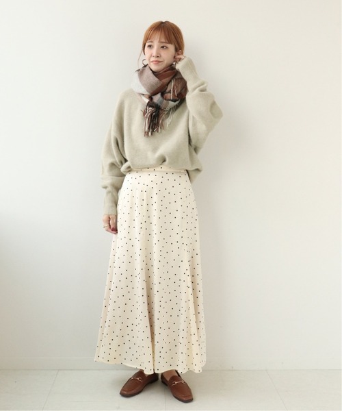 Simplicite（サンプリシテ）の「チェックストール◆（マフラー・レディース・ベージュ/ネイビー/ブラウン・FREE）」の17枚目の写真