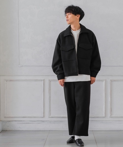 SIDEWAY STANCE(サイドウェイスタンス)の「【SIDEWAY STANCE】テックメルトン A‐2ライク スイングトップ(ブルゾン・メンズ・オリーブ/グレイッシュブルー/クリーム/ブラック・X-LARGE/MEDIUM/LARGE)」の14枚目の写真