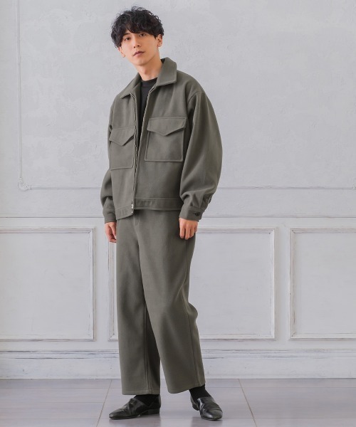 SIDEWAY STANCE(サイドウェイスタンス)の「【SIDEWAY STANCE】テックメルトン A‐2ライク スイングトップ(ブルゾン・メンズ・オリーブ/グレイッシュブルー/クリーム/ブラック・X-LARGE/MEDIUM/LARGE)」の15枚目の写真