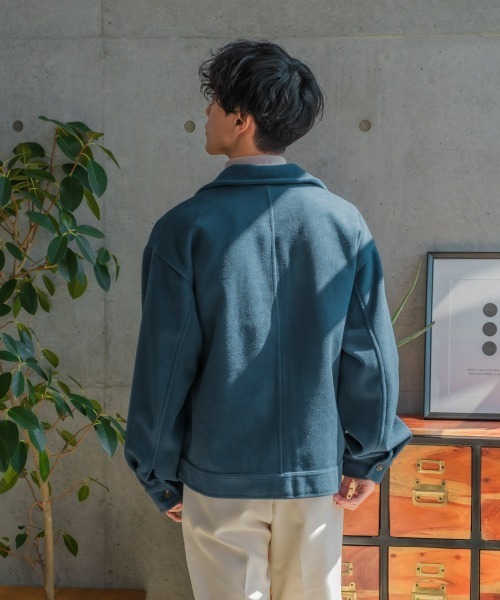 SIDEWAY STANCE(サイドウェイスタンス)の「【SIDEWAY STANCE】テックメルトン A‐2ライク スイングトップ(ブルゾン・メンズ・オリーブ/グレイッシュブルー/クリーム/ブラック・X-LARGE/MEDIUM/LARGE)」の18枚目の写真