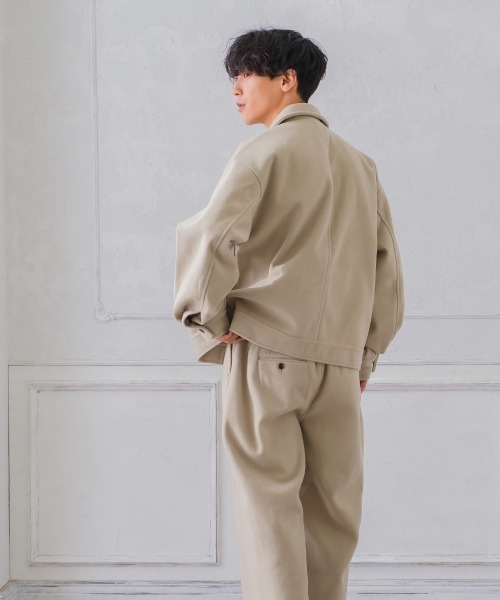 SIDEWAY STANCE(サイドウェイスタンス)の「【SIDEWAY STANCE】テックメルトン A‐2ライク スイングトップ(ブルゾン・メンズ・オリーブ/グレイッシュブルー/クリーム/ブラック・X-LARGE/MEDIUM/LARGE)」の17枚目の写真