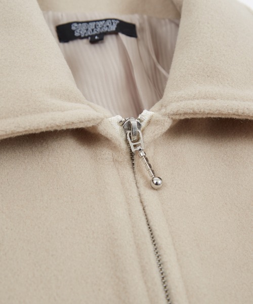 SIDEWAY STANCE(サイドウェイスタンス)の「【SIDEWAY STANCE】テックメルトン A‐2ライク スイングトップ(ブルゾン・メンズ・オリーブ/グレイッシュブルー/クリーム/ブラック・X-LARGE/MEDIUM/LARGE)」の16枚目の写真