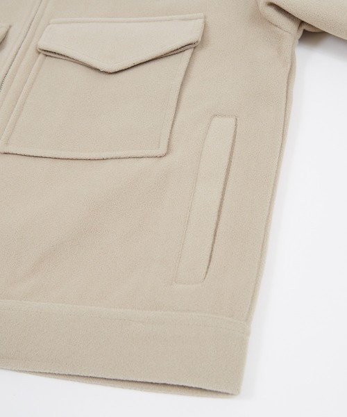 SIDEWAY STANCE(サイドウェイスタンス)の「【SIDEWAY STANCE】テックメルトン A‐2ライク スイングトップ(ブルゾン・メンズ・オリーブ/グレイッシュブルー/クリーム/ブラック・X-LARGE/MEDIUM/LARGE)」の22枚目の写真