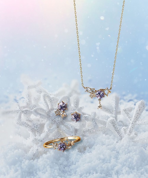 Samantha Tiara(サマンサティアラ)の「スノースター タンザナイト リング(リング・レディース・イエローゴールド・13号/11号/9号)」の5枚目の写真