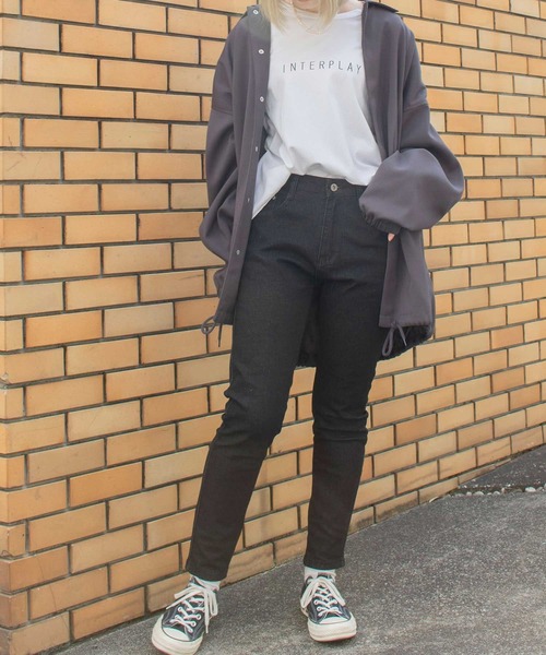 INTERPLAY（インタープレイ）の「【INTERPLAY】 ストレッチ スキニー 5Pデニム（デニムパンツ・メンズ・ブラック/インディゴブルー/グレー・X-SMALL/SMALL/MEDIUM/LARGE）」の4枚目の写真