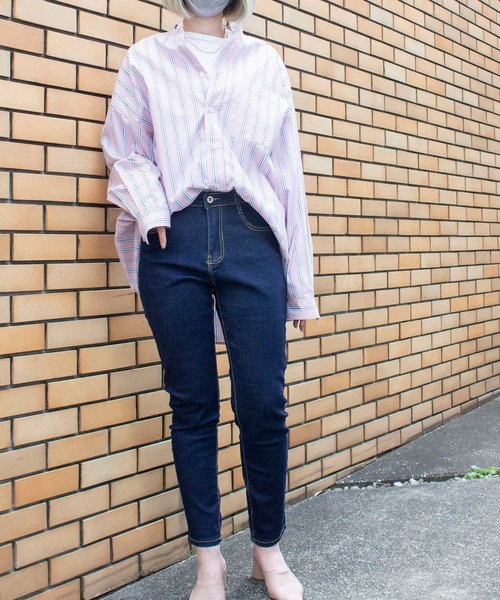 INTERPLAY（インタープレイ）の「【INTERPLAY】 ストレッチ スキニー 5Pデニム（デニムパンツ・メンズ・ブラック/インディゴブルー/グレー・X-SMALL/SMALL/MEDIUM/LARGE）」の20枚目の写真