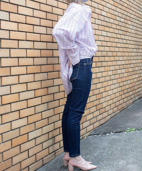 INTERPLAY（インタープレイ）の「【INTERPLAY】 ストレッチ スキニー 5Pデニム（デニムパンツ・メンズ・ブラック/インディゴブルー/グレー・X-SMALL/SMALL/MEDIUM/LARGE）」の10枚目の写真