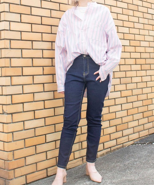 INTERPLAY（インタープレイ）の「【INTERPLAY】 ストレッチ スキニー 5Pデニム（デニムパンツ・メンズ・ブラック/インディゴブルー/グレー・X-SMALL/SMALL/MEDIUM/LARGE）」の11枚目の写真