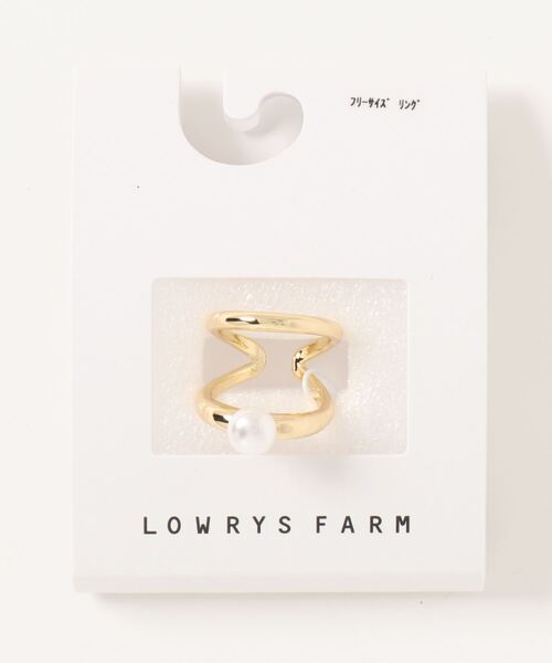 LOWRYS FARM(ローリーズファーム)の「1Pリング 258110(リング・レディース・シルバー/ゴールド/ゴールド系その他/ベージュ/ゴールド系その他2・FREE)」の8枚目の写真