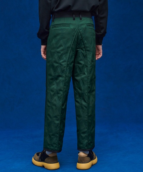 UNITED TOKYO（ユナイテッドトウキョウ）の「ダイヤキルト スラックス（スラックス・メンズ・アイボリー/ダークグリーン・1/2/3）」の17枚目の写真