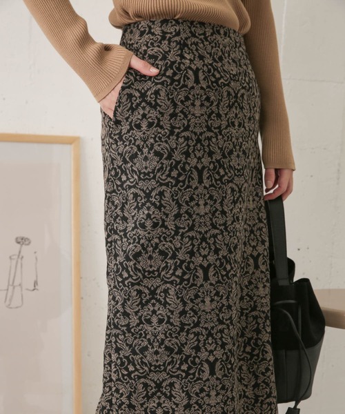 URBAN RESEARCH DOORS(アーバンリサーチドアーズ)の「ジャガードストレートスカート(スカート・レディース・ブラック系その他/オレンジ系その他・38/36)」の10枚目の写真