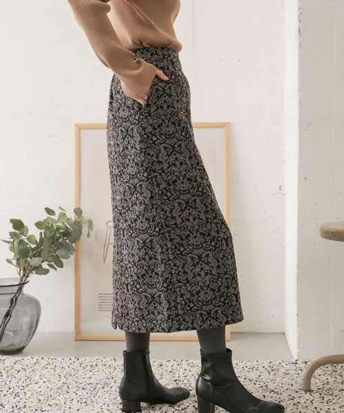 URBAN RESEARCH DOORS(アーバンリサーチドアーズ)の「ジャガードストレートスカート(スカート・レディース・ブラック系その他/オレンジ系その他・38/36)」の13枚目の写真