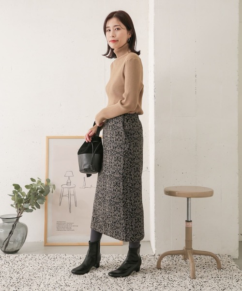 URBAN RESEARCH DOORS(アーバンリサーチドアーズ)の「ジャガードストレートスカート(スカート・レディース・ブラック系その他/オレンジ系その他・38/36)」の11枚目の写真