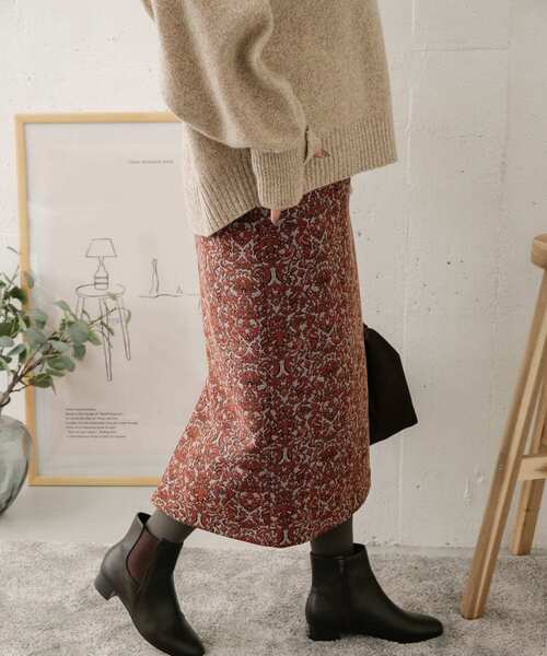 URBAN RESEARCH DOORS(アーバンリサーチドアーズ)の「ジャガードストレートスカート(スカート・レディース・ブラック系その他/オレンジ系その他・38/36)」の14枚目の写真