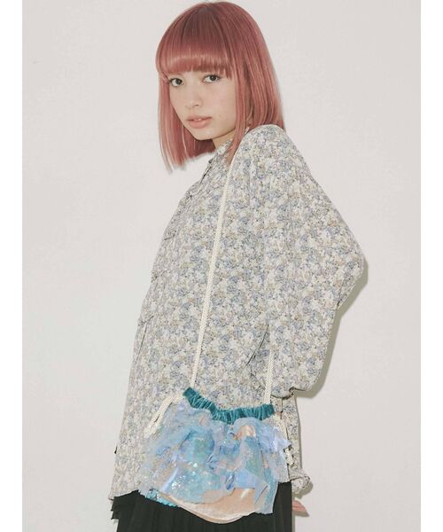 merry jenny（メリージェニー）の「WATERYスパンコールポシェット（ハンドバッグ・レディース・ブラウン/ブルー/ピンク・FREE）」の2枚目の写真