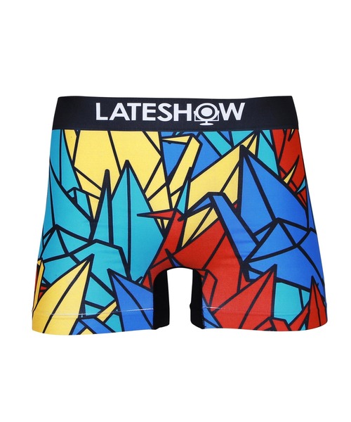 レイトショー Lateshow 折り鶴 メンズ ボクサーパンツ かっこいい ツルツル 男性下着