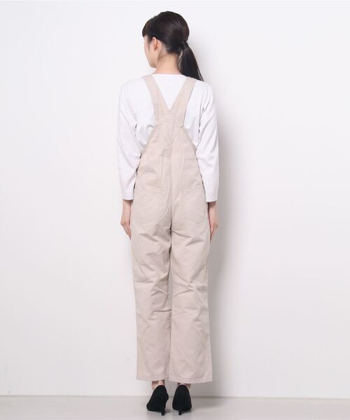 Honeys（ハニーズ）の「オーバーオール（サロペット/オーバーオール・レディース・ホワイト/ブラック/ベージュ/ライトインディゴブルー/ブルー系その他/ブルー/モカ/ブラック系その他/インディゴブルー・S/M/L/SS/LL）」の11枚目の写真