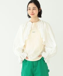 BEAMS BOY | BEAMS BOY / コットン リネン ギャザー ボレロ(シャツ/ブラウス)