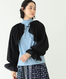 BEAMS BOY | BEAMS BOY / コットン リネン ギャザー ボレロ(シャツ/ブラウス)