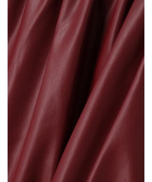 ELENCARE DUE（エレンカーレデュエ）の「・ELENCARE DUE 合皮マーメイドスカート＊（スカート・レディース・ブラック/ベージュ/グリーン/ボルドー・FREE）」の19枚目の写真