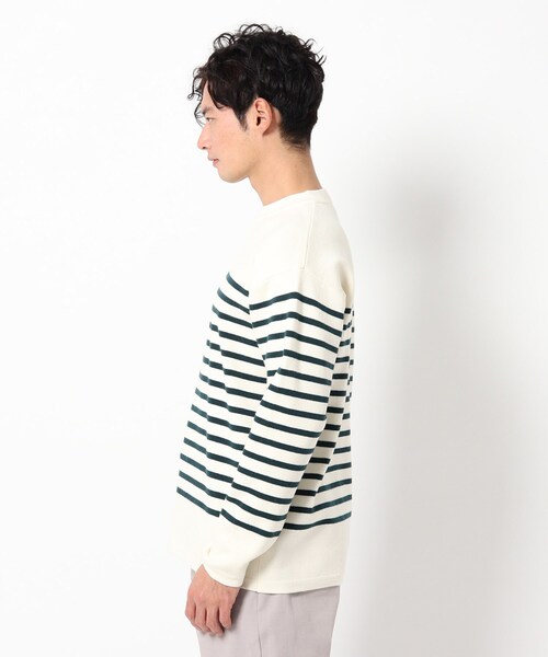 THE SHOP TK （ザ ショップ ティーケー ）の「◆ミラノリブ カラーニット（ニット/セーター・メンズ・ブルー/ベージュ系その他6/ブラック/ホワイト系5/グリーン/こしょう色系・02/04/03）」の10枚目の写真