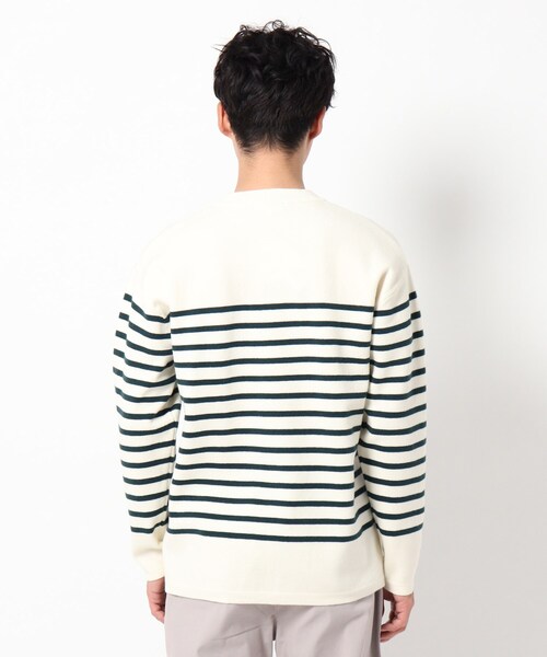 THE SHOP TK （ザ ショップ ティーケー ）の「◆ミラノリブ カラーニット（ニット/セーター・メンズ・ブルー/ベージュ系その他6/ブラック/ホワイト系5/グリーン/こしょう色系・02/04/03）」の11枚目の写真