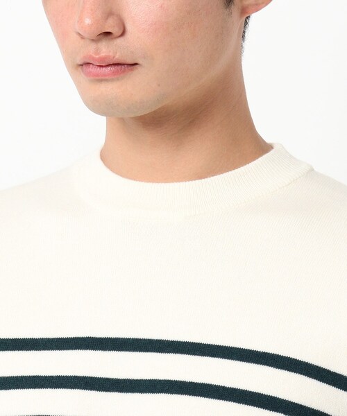 THE SHOP TK （ザ ショップ ティーケー ）の「◆ミラノリブ カラーニット（ニット/セーター・メンズ・ブルー/ベージュ系その他6/ブラック/ホワイト系5/グリーン/こしょう色系・02/04/03）」の12枚目の写真