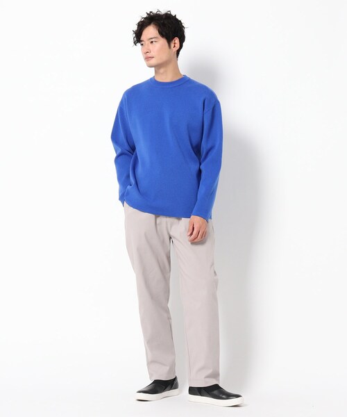 THE SHOP TK （ザ ショップ ティーケー ）の「◆ミラノリブ カラーニット（ニット/セーター・メンズ・ブルー/ベージュ系その他6/ブラック/ホワイト系5/グリーン/こしょう色系・02/04/03）」の17枚目の写真