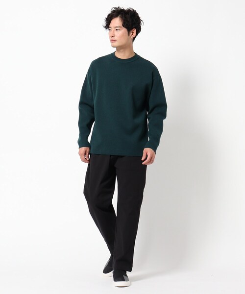 THE SHOP TK （ザ ショップ ティーケー ）の「◆ミラノリブ カラーニット（ニット/セーター・メンズ・ブルー/ベージュ系その他6/ブラック/ホワイト系5/グリーン/こしょう色系・02/04/03）」の18枚目の写真