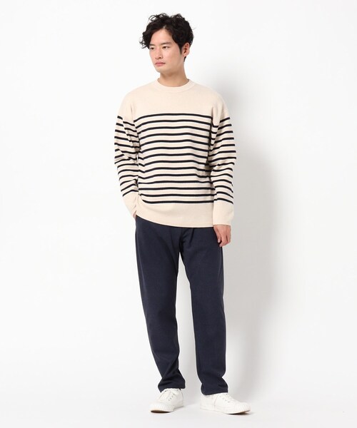 THE SHOP TK （ザ ショップ ティーケー ）の「◆ミラノリブ カラーニット（ニット/セーター・メンズ・ブルー/ベージュ系その他6/ブラック/ホワイト系5/グリーン/こしょう色系・02/04/03）」の20枚目の写真