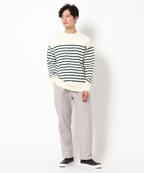 THE SHOP TK （ザ ショップ ティーケー ）の「◆ミラノリブ カラーニット（ニット/セーター・メンズ・ブルー/ベージュ系その他6/ブラック/ホワイト系5/グリーン/こしょう色系・02/04/03）」の21枚目の写真