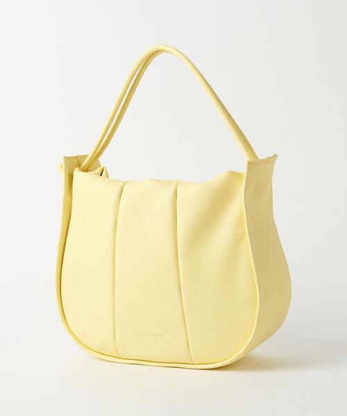 ADD CULUMN アドカラム 2WAY ショルダー ハンド バッグ キャメル ADD CULUMN/アドカラム BEND MINI（ショルダーバッグ）｜LE