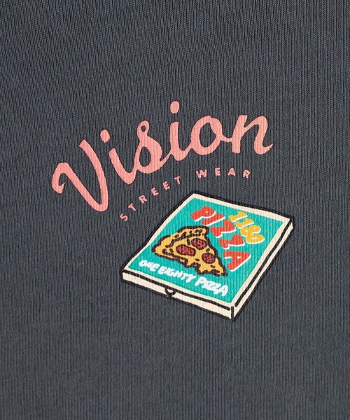 VISION STREET WEAR（ヴィジョンストリートウェア）の「【VISION STREET WEAR/ヴィジョンストリートウェア】スケーターガールフロッキープリントロンT/ビッグシルエット（Tシャツ/カットソー・メンズ・ホワイト/チャコールグレー/ブルー/ミント・M/L/XL）」の6枚目の写真