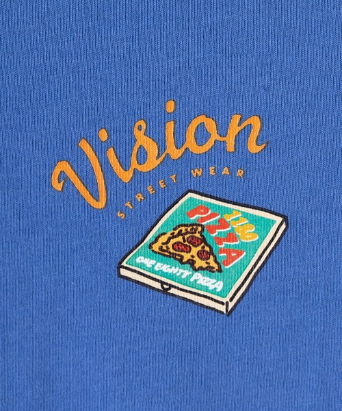 VISION STREET WEAR（ヴィジョンストリートウェア）の「【VISION STREET WEAR/ヴィジョンストリートウェア】スケーターガールフロッキープリントロンT/ビッグシルエット（Tシャツ/カットソー・メンズ・ホワイト/チャコールグレー/ブルー/ミント・M/L/XL）」の8枚目の写真