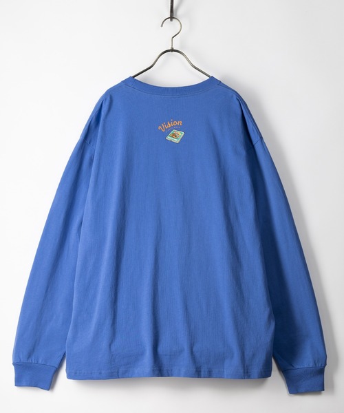 VISION STREET WEAR（ヴィジョンストリートウェア）の「【VISION STREET WEAR/ヴィジョンストリートウェア】スケーターガールフロッキープリントロンT/ビッグシルエット（Tシャツ/カットソー・メンズ・ホワイト/チャコールグレー/ブルー/ミント・M/L/XL）」の9枚目の写真