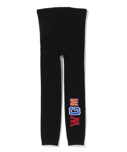 A BATHING APE（アベイシングエイプ）の「SHARK LEGGINGS K（レギンス/スパッツ・キッズ・グレー/ブラック・LARGE/MEDIUM）」の3枚目の写真