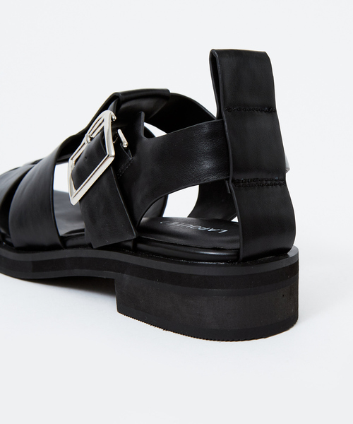 LAROUTE（ラルート）の「【WEB限定】グルカサンダル（サンダル・レディース・ホワイト/ライトグレー/ブラック/シルバー・38/39/35/36/37）」の5枚目の写真