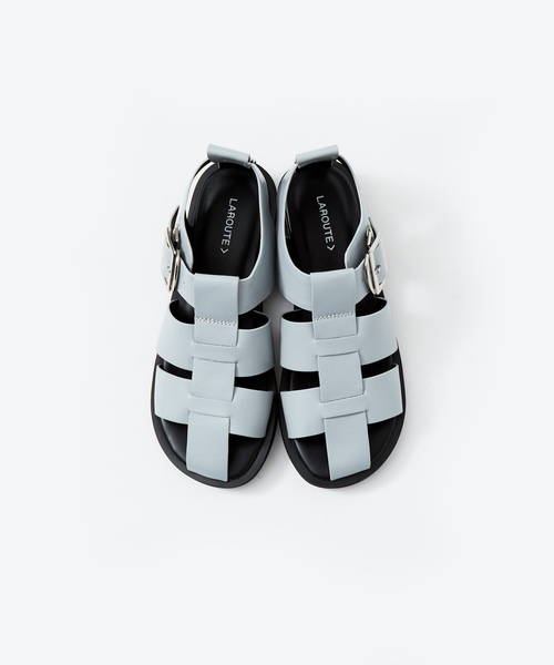 LAROUTE（ラルート）の「【WEB限定】グルカサンダル（サンダル・レディース・ホワイト/ライトグレー/ブラック/シルバー・38/39/35/36/37）」の14枚目の写真